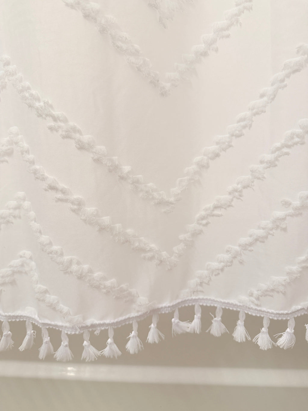 Capri Tufted Shower Curtain