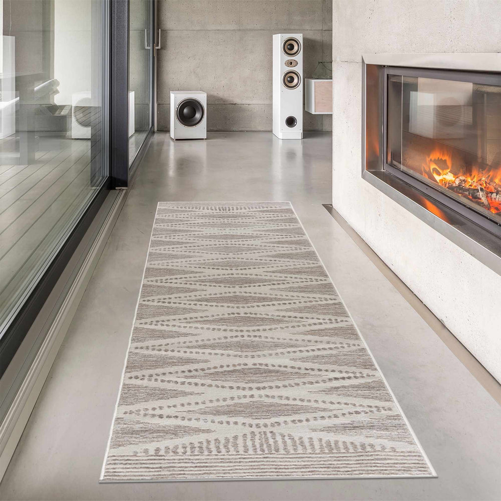 Tigrisis Beige 2328 Runner Rug