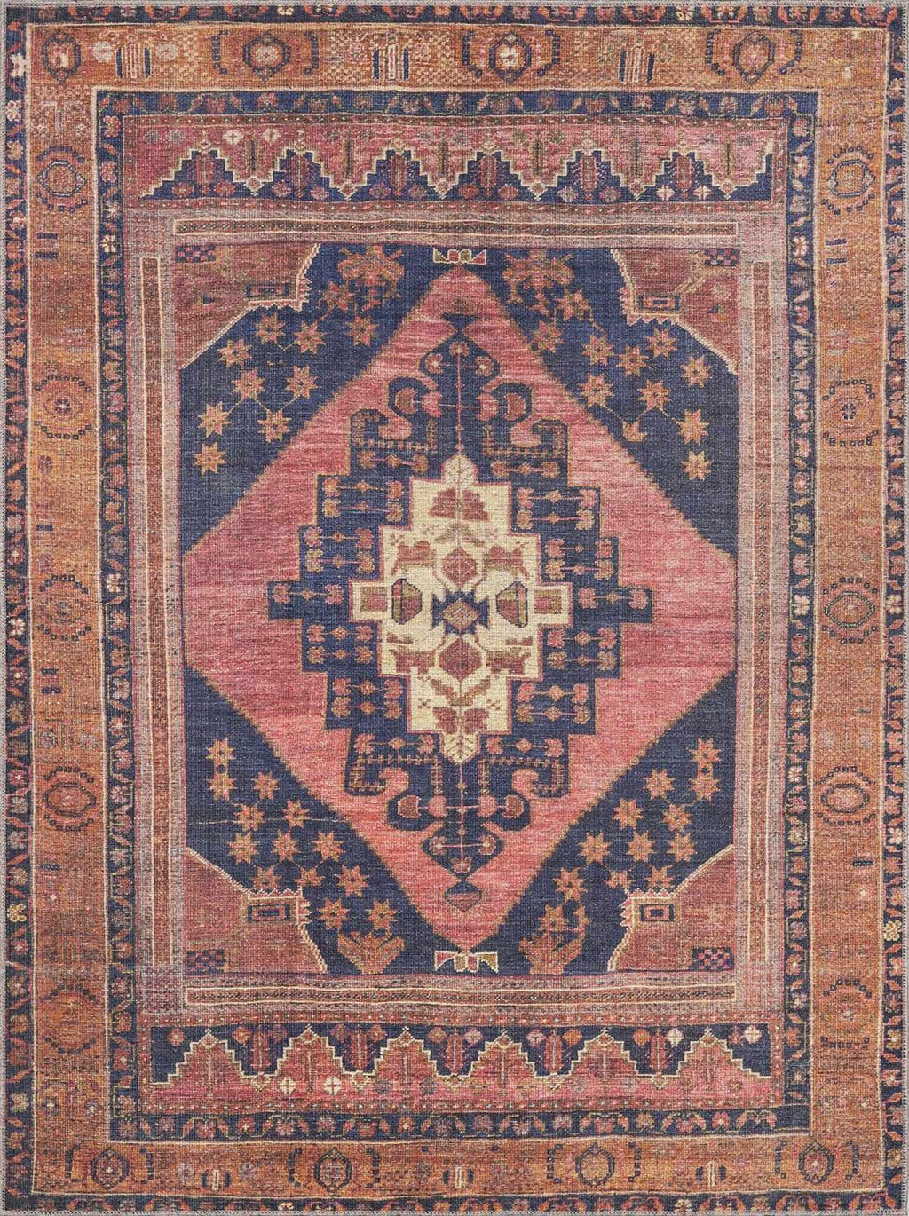 Malamote Washable 7ft Runner Rug