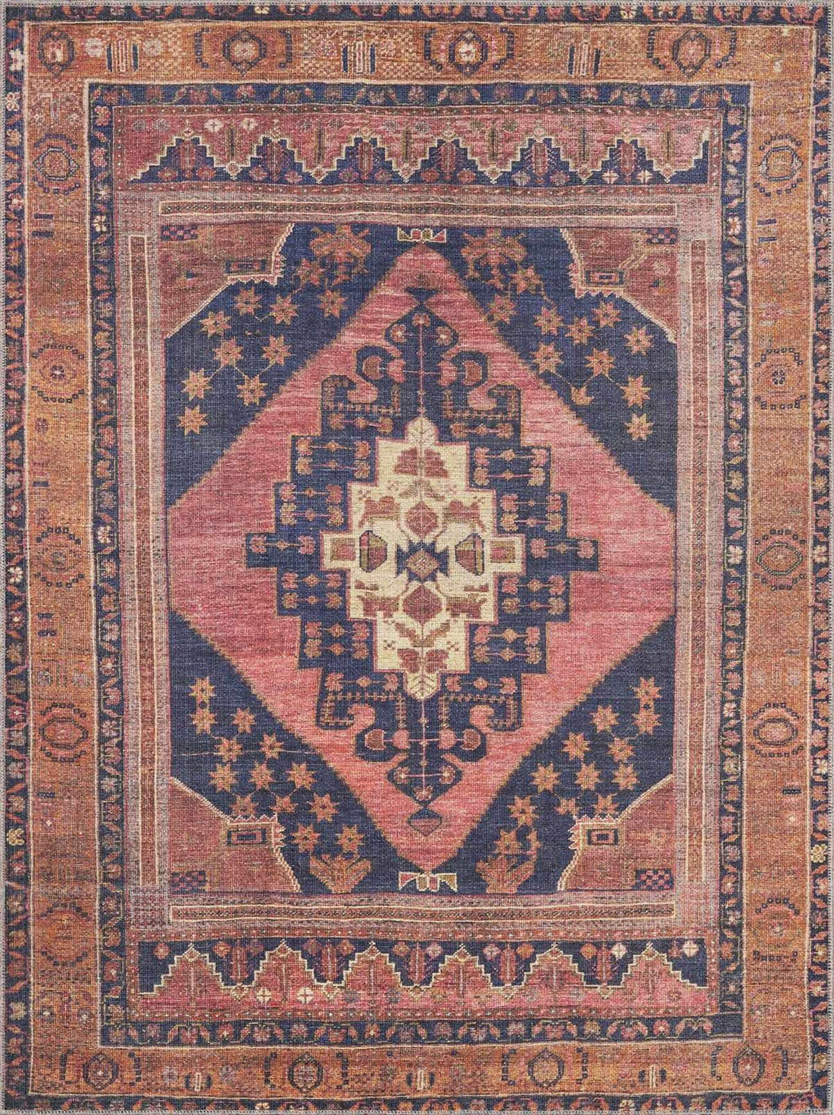 Malamote Washable 7ft Runner Rug