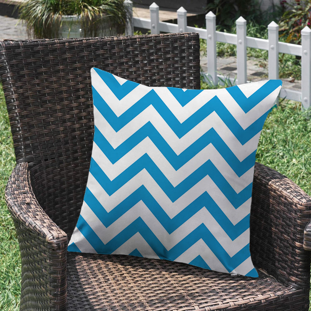 2 size options Stripes/Waving Outdoor Waterproof Pillow (With Insert)