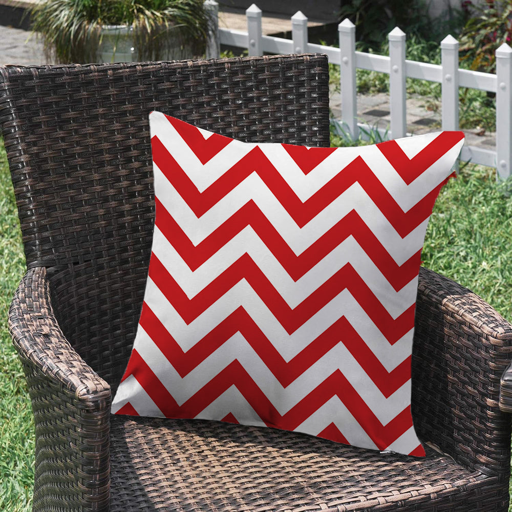 2 size options Stripes/Waving Outdoor Waterproof Pillow (With Insert)