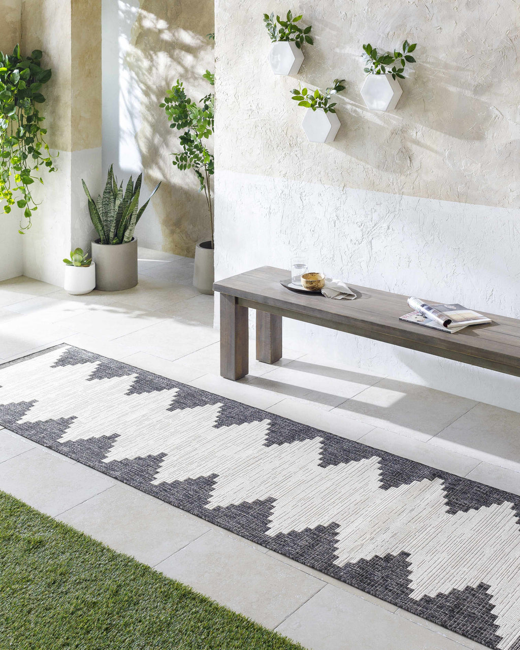 Djugun Outdoor Runner Rug